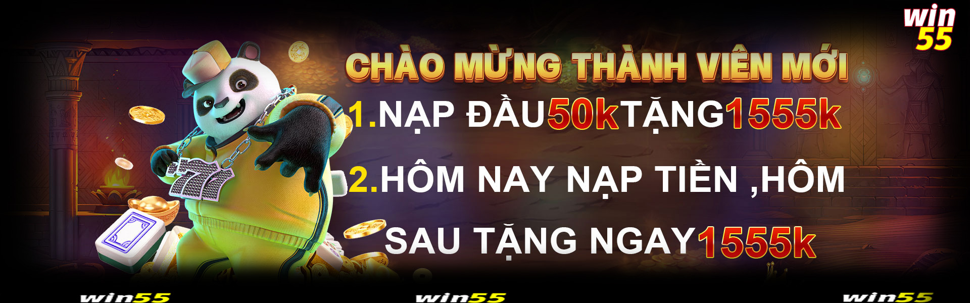 thưởng nạp lần đầu chào mừng thành viên mới siêu hời